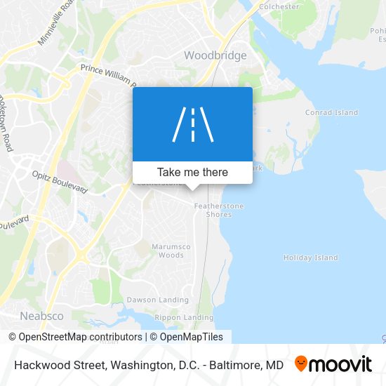 Mapa de Hackwood Street