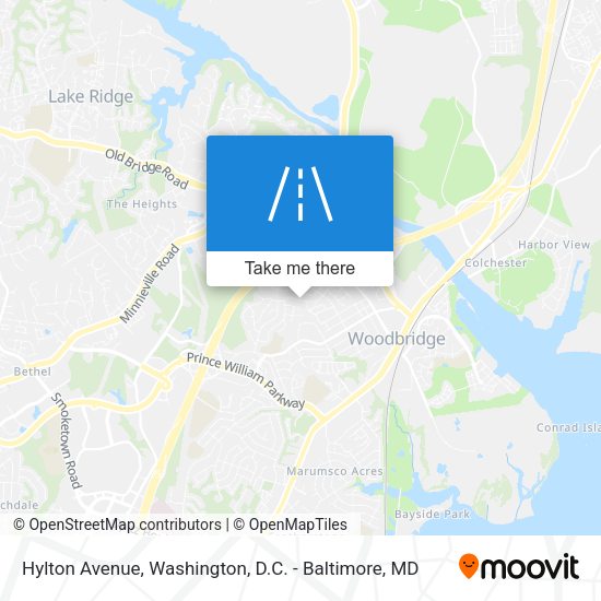 Hylton Avenue map