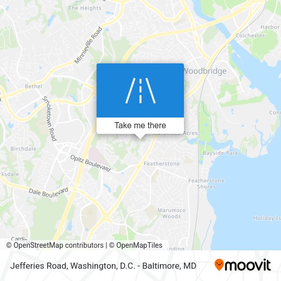 Jefferies Road map