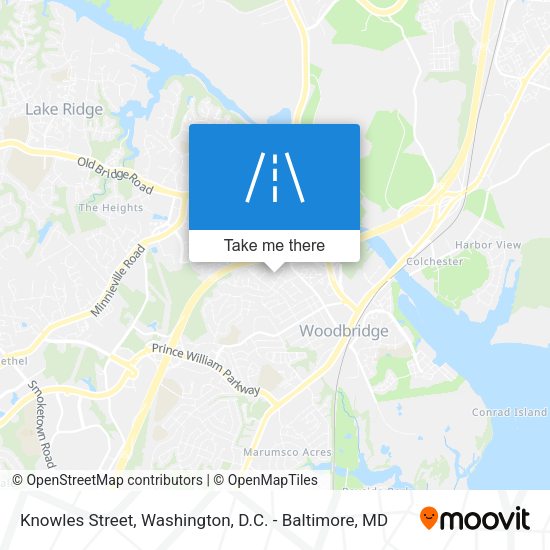 Mapa de Knowles Street