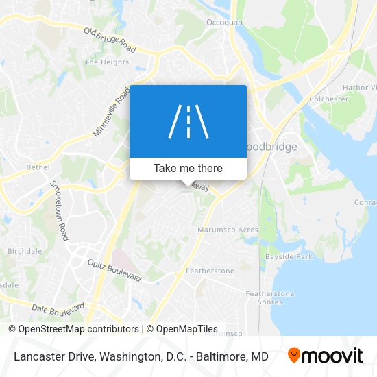 Lancaster Drive map