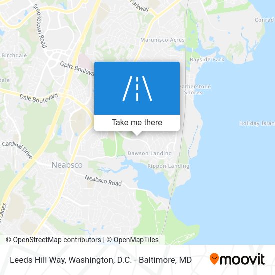 Leeds Hill Way map