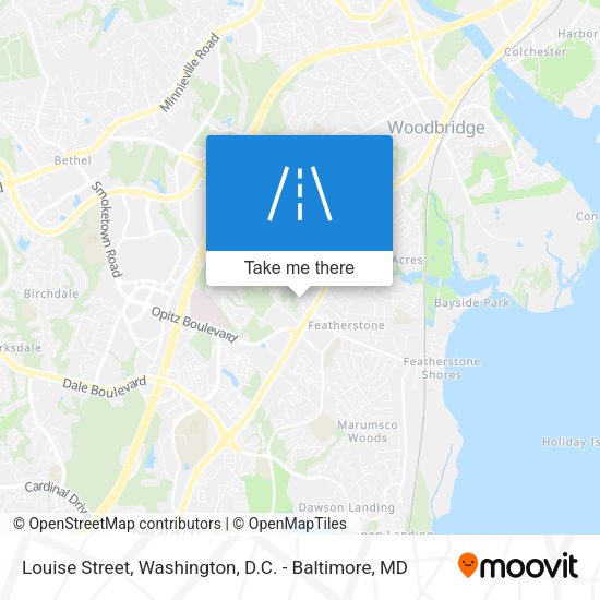 Mapa de Louise Street