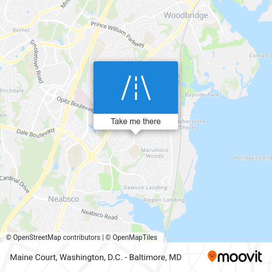 Mapa de Maine Court