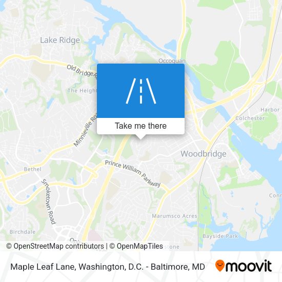 Mapa de Maple Leaf Lane