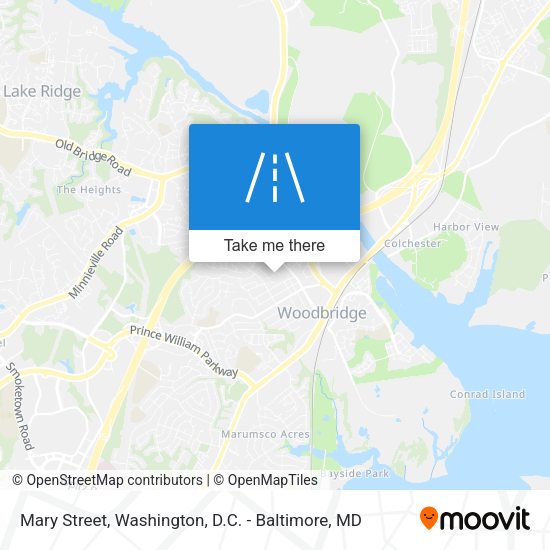 Mary Street map
