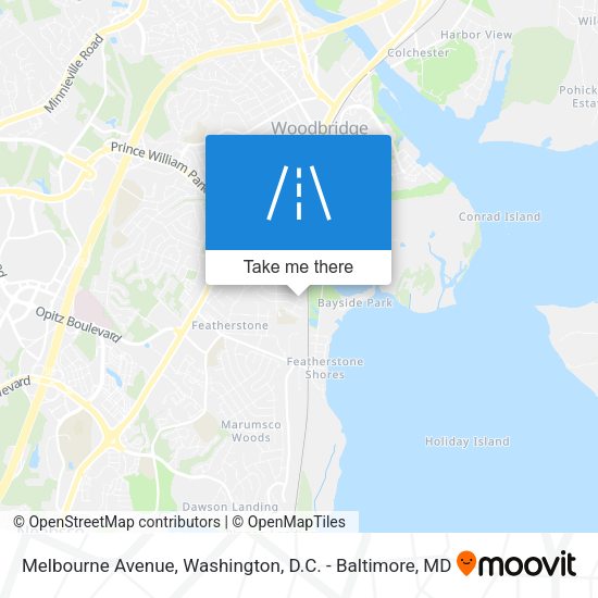Melbourne Avenue map