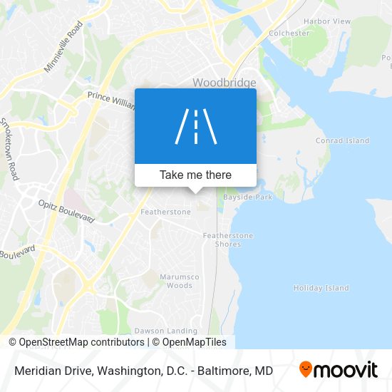 Mapa de Meridian Drive