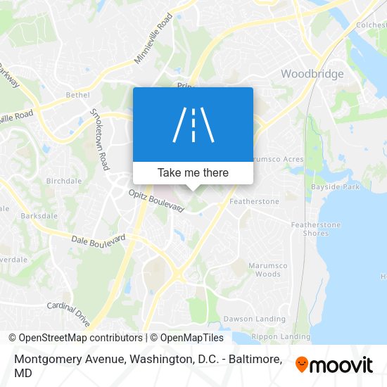 Montgomery Avenue map