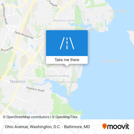 Ohio Avenue map