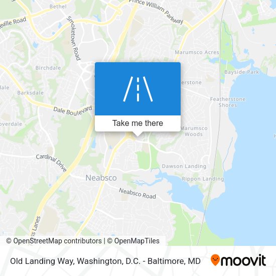 Mapa de Old Landing Way