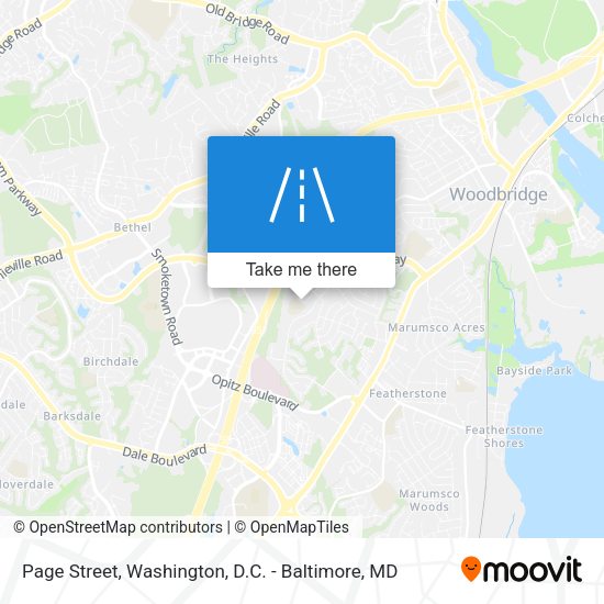 Page Street map