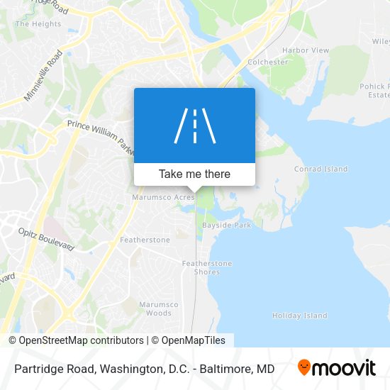 Partridge Road map