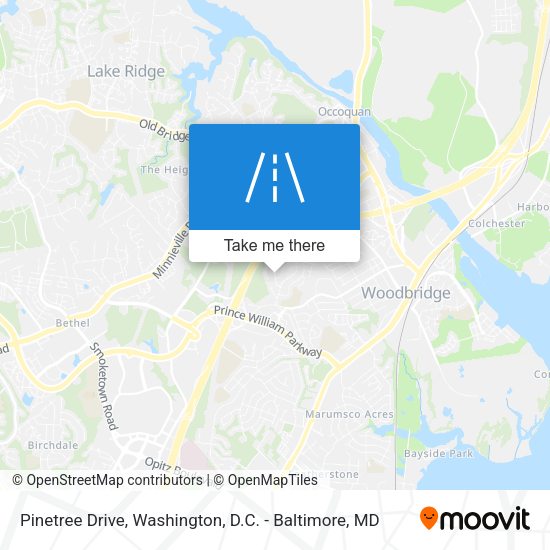 Pinetree Drive map