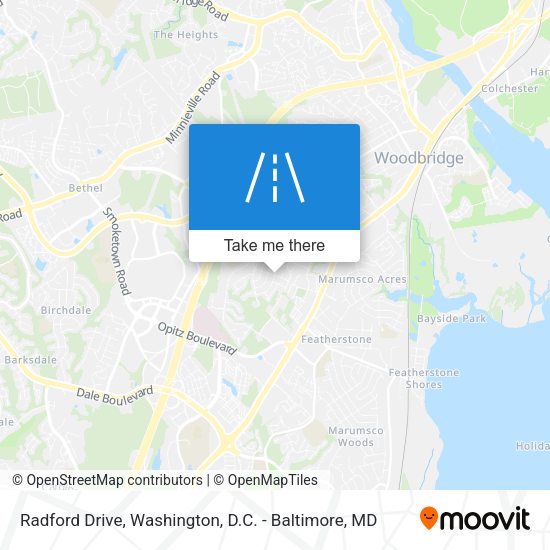 Radford Drive map