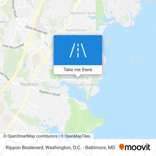 Rippon Boulevard map