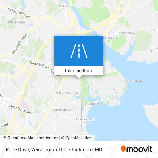 Rope Drive map