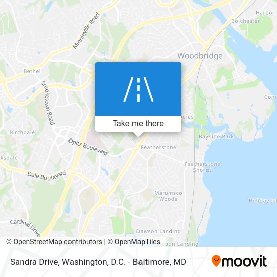 Sandra Drive map