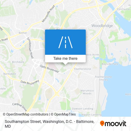 Southampton Street map