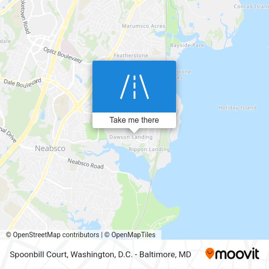 Spoonbill Court map