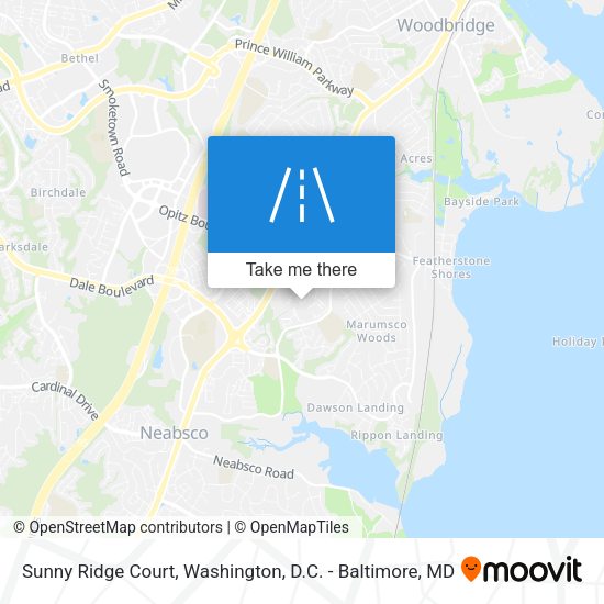 Mapa de Sunny Ridge Court