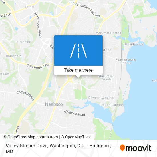 Valley Stream Drive map