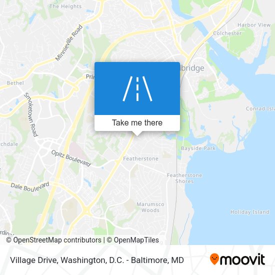 Village Drive map
