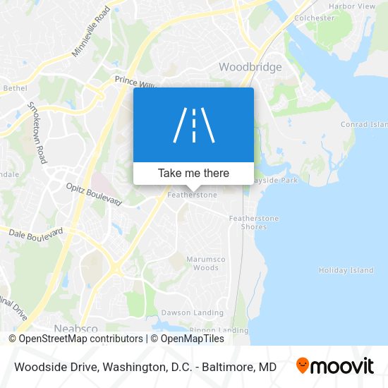 Woodside Drive map