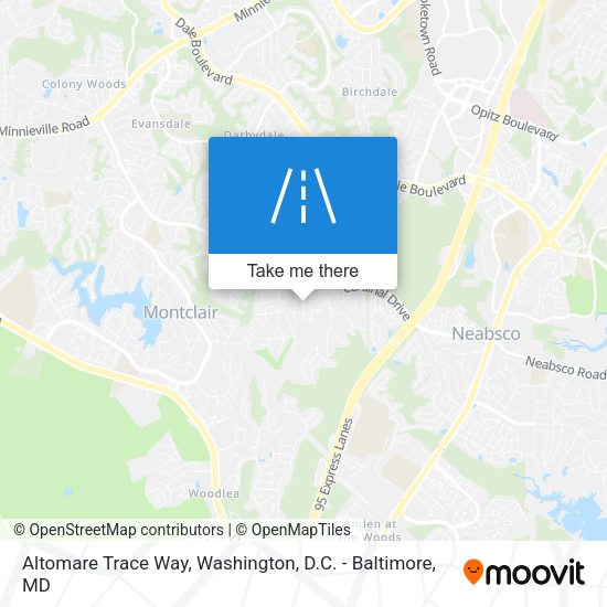 Mapa de Altomare Trace Way