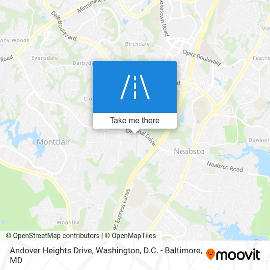 Andover Heights Drive map