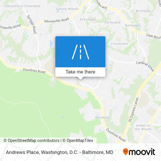 Andrews Place map