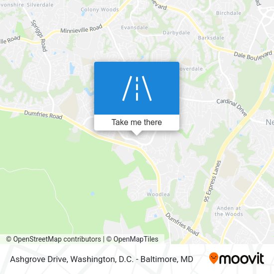 Ashgrove Drive map