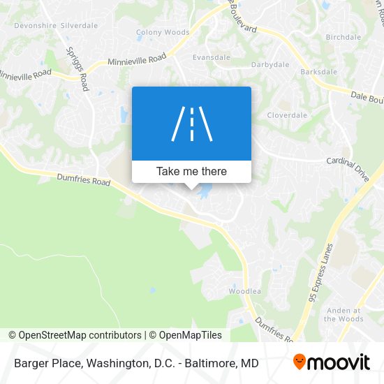 Barger Place map