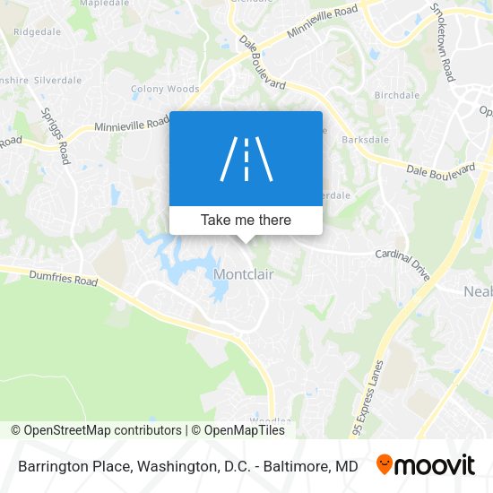 Mapa de Barrington Place