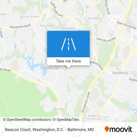 Beacon Court map
