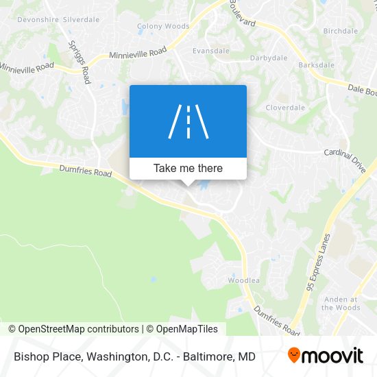 Bishop Place map