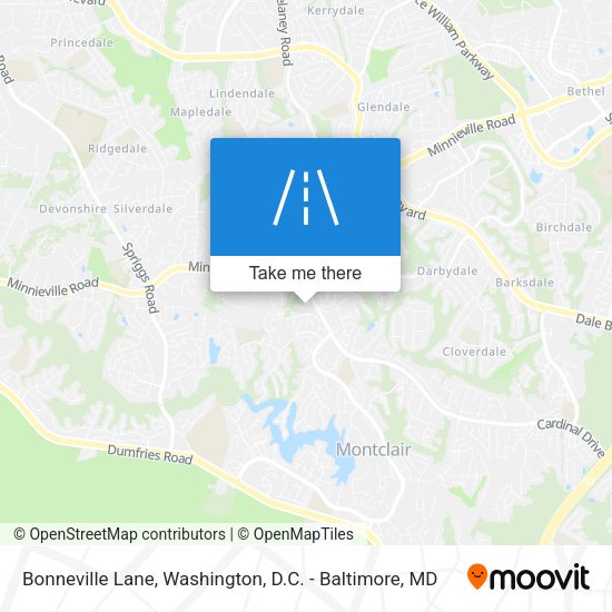 Bonneville Lane map