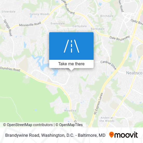 Brandywine Road map