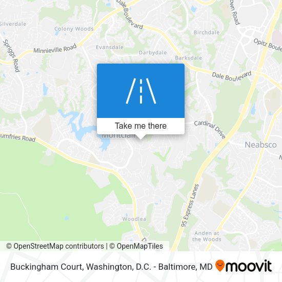 Buckingham Court map
