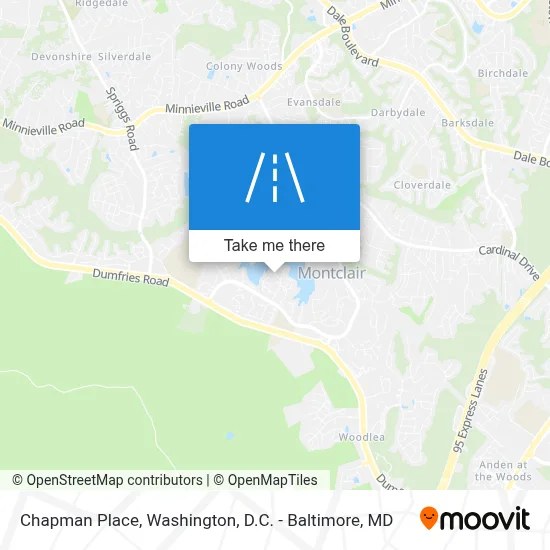 Chapman Place map