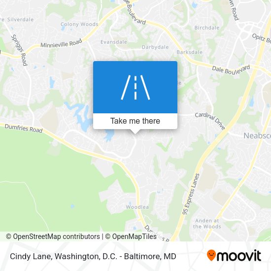 Mapa de Cindy Lane