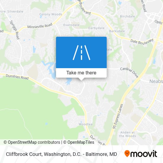 Cliffbrook Court map