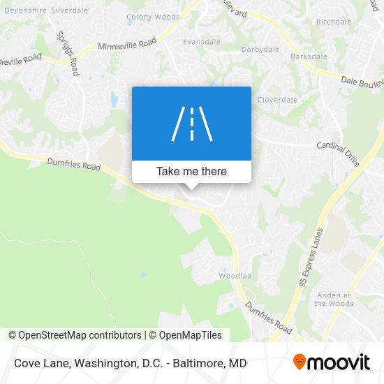Mapa de Cove Lane