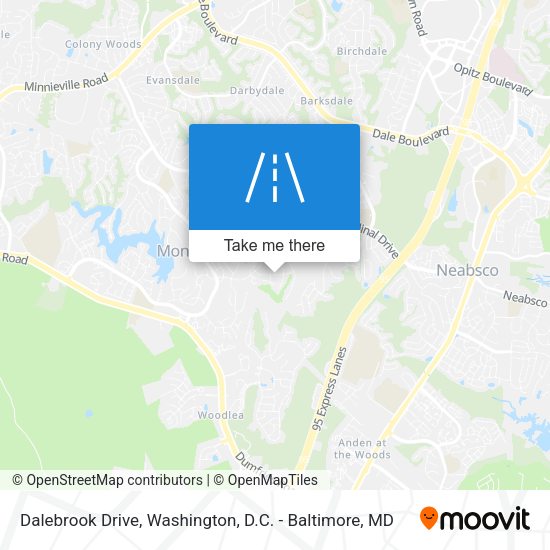 Dalebrook Drive map