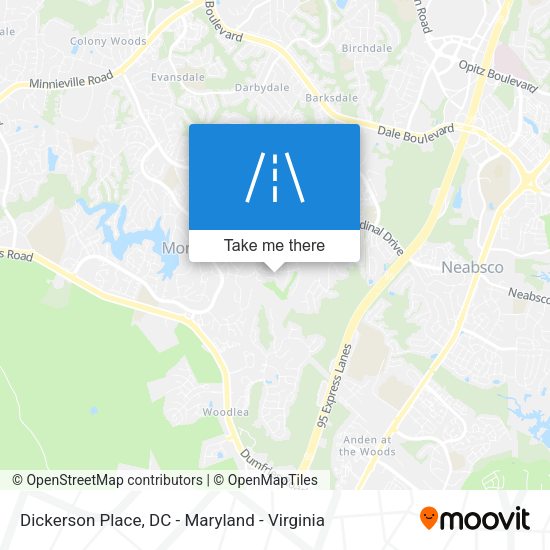 Dickerson Place map