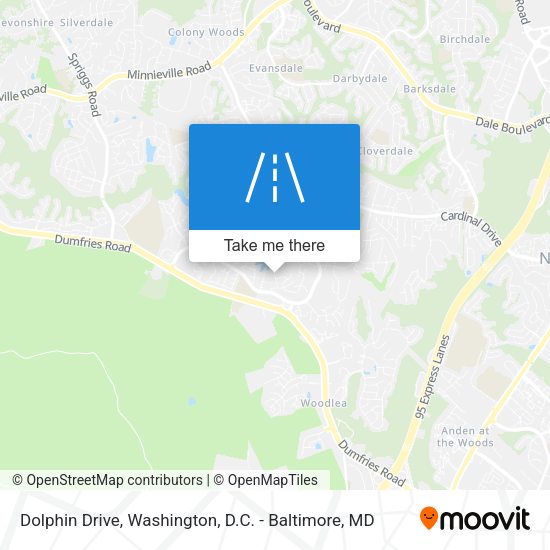 Dolphin Drive map
