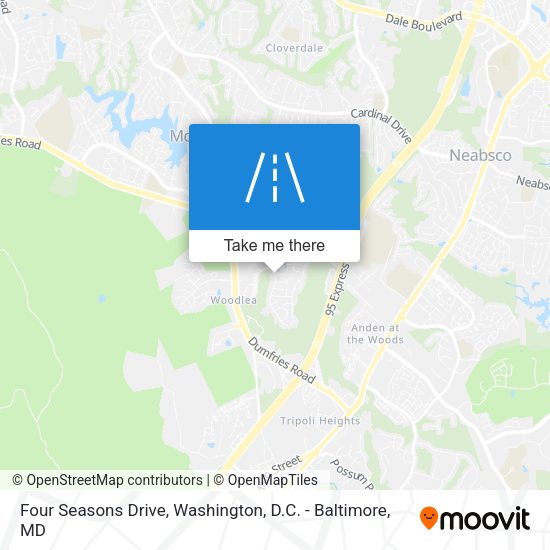 Four Seasons Drive map