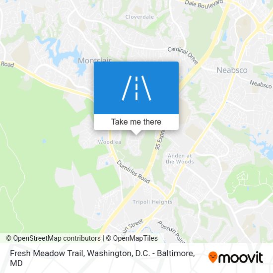 Mapa de Fresh Meadow Trail