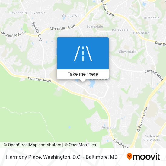 Harmony Place map