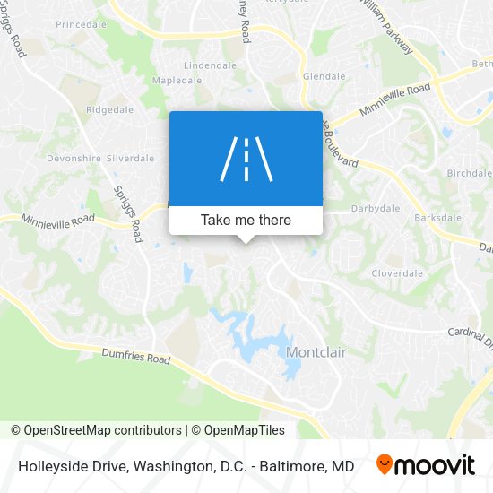 Mapa de Holleyside Drive